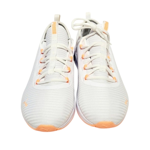 PUMA Softride Finesse Sport Sneakers White Fizzy Melon Size 10 - Picture 2 of 16